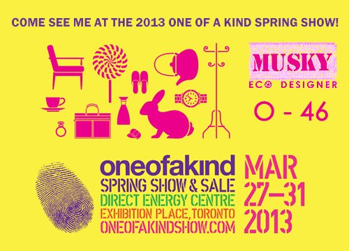 « onofakind » du printemps, du 27 au 31 mars 2013.