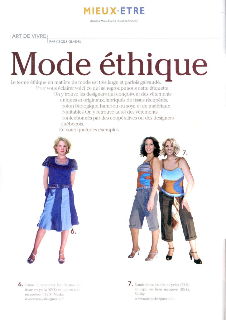 Magazine Mieux-�tre juillet 2007